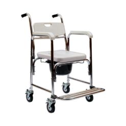 Silla sanitaria con apoya pie rebatible 1185