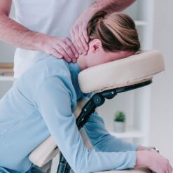 Silla Ergonómica para Masajes Plegable RNL012 Bordó LEDESMA - Imagen 3