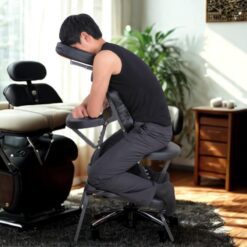 Silla Ergonómica para Masajes Plegable RNL012 Bordó LEDESMA - Imagen 5