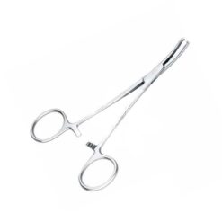 Pinza hasltead curva con diente