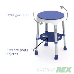 Silla de Ducha con Asiento Giratorio 2