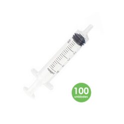 Jeringa 5ml Sin aguja 100u