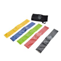 Set de 5 bandas elasticas latex circulares 5×30 cm GMP