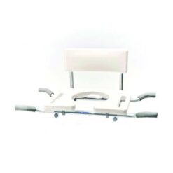 ASIENTO PARA BAÑERA REGULABLE ALUMINIO CON RESPALDO EA04 massuar