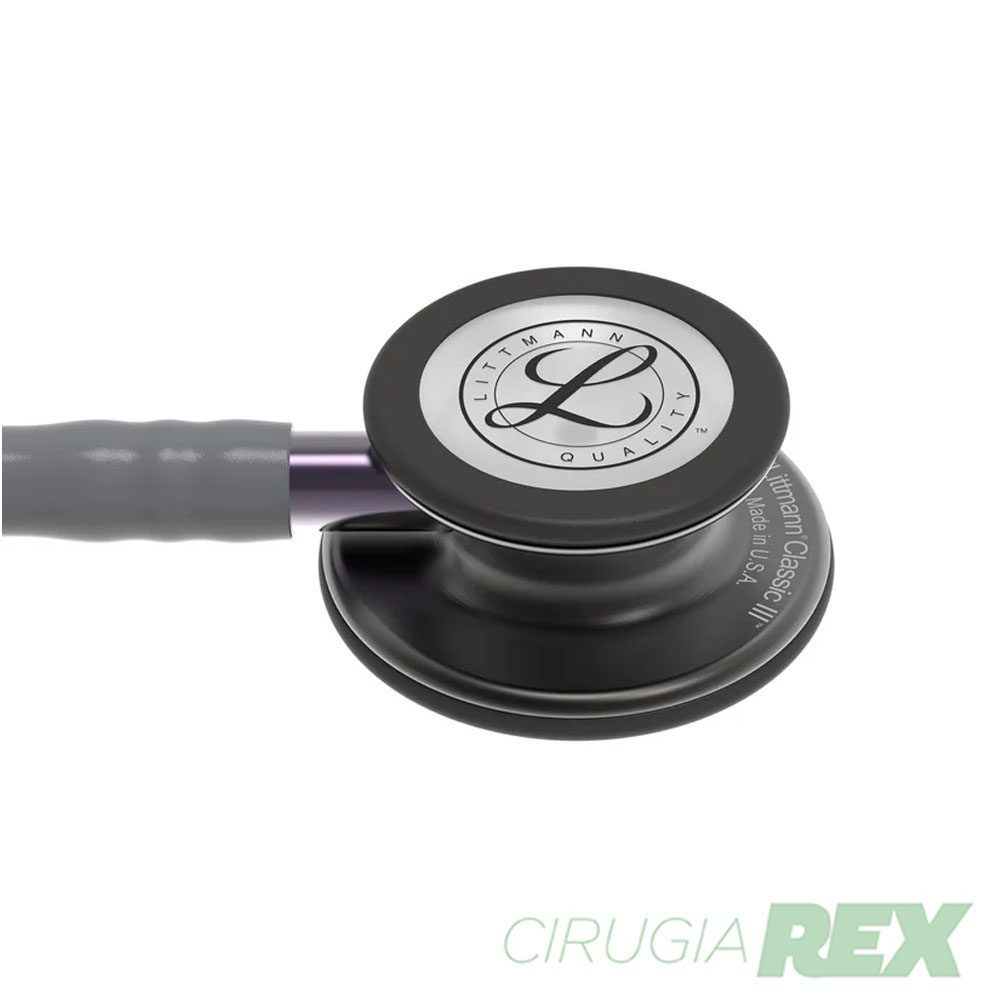 Littmann Classic III Edición Especial Humo Gris Tip Violeta 5873 - Imagen 3