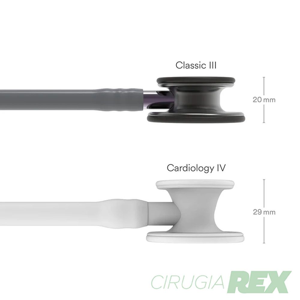 Littmann Classic III Edición Especial Humo Gris Tip Violeta 5873 - Imagen 5