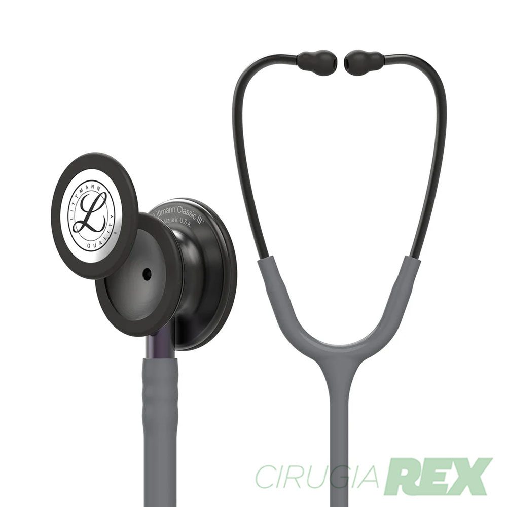 Littmann Classic III Edición Especial Humo Gris Tip Violeta 5873 - Imagen 2