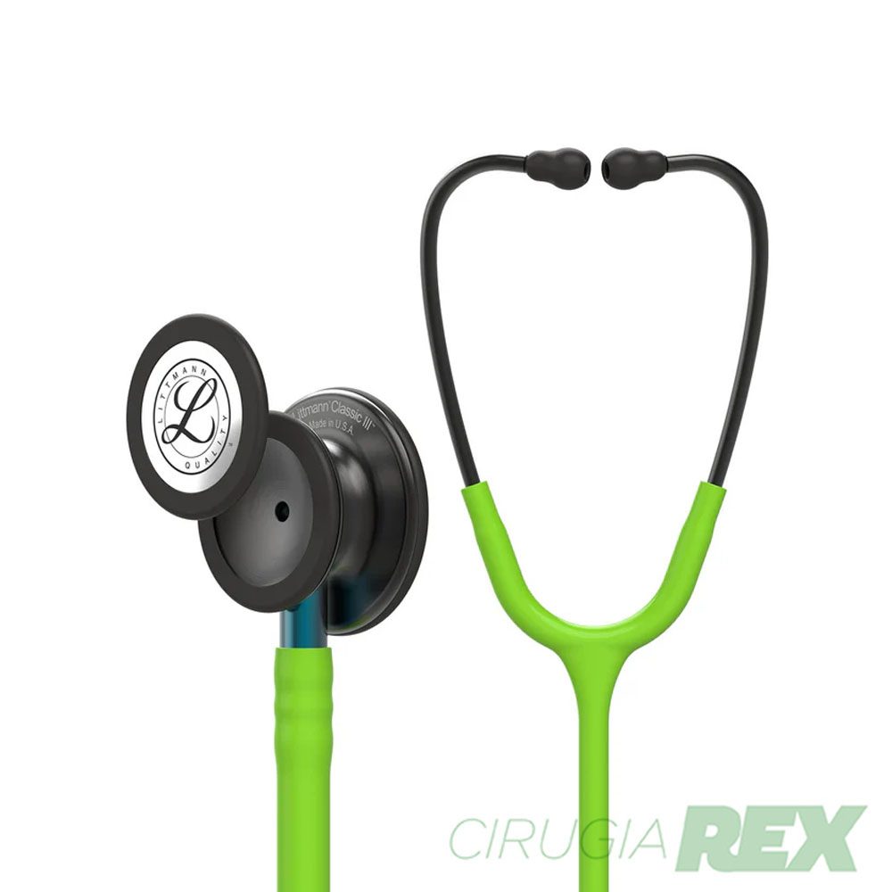 Littmann Classic III Edición Especial Verde Lima Tip Azul 5875 - Imagen 2