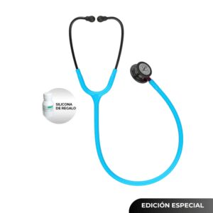 Estetoscopio Littmann Classic III Turquesa vastago rosa 5872