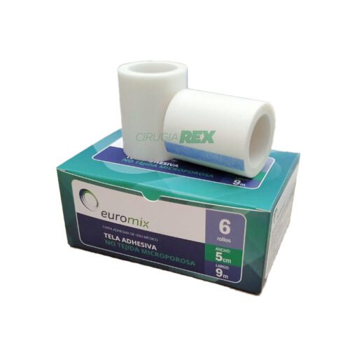 cinta adhesiva microporosa 5cm euromix