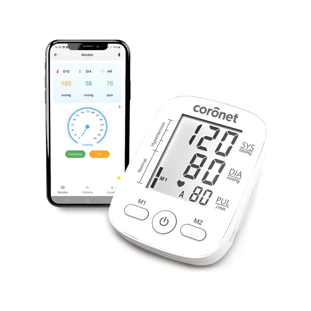Tensiómetro Digital de Brazo LD-527 con Bluetooth CORONET - Imagen 3