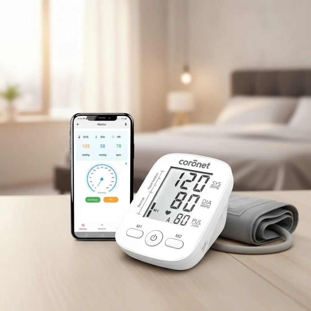 Tensiómetro Digital de Brazo LD-527 con Bluetooth CORONET - Imagen 2