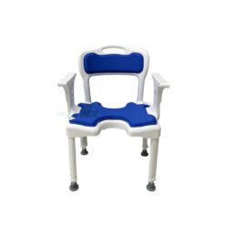 Silla de Ducha super suave premium 1103 azul CIRUGIA REX