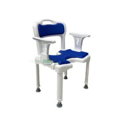 Silla de Ducha super suave premium 1103 azul CIRUGIA REX 1