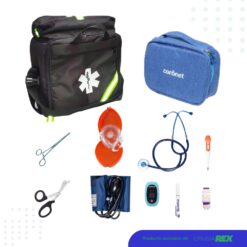 Kit de emergencias medicas con bolso negro 2026