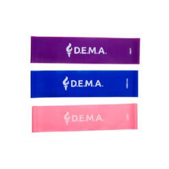 Banda circular kit 3 unidades DEMA rosa violeta azul