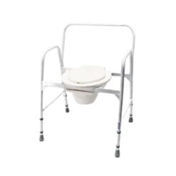 Eleva Inodoro Reforzado 150kg Regulable Con Respaldo Obesos
