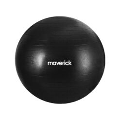 Pelota Esferodinamia 75 cm Negra Con Inflador MAVERICK
