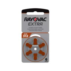Pilas Audifono 312 Extra PR41 Pack 6 Un RAYOVAC