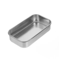 Bandeja cubeta acero lisa 22 x 12 x 4