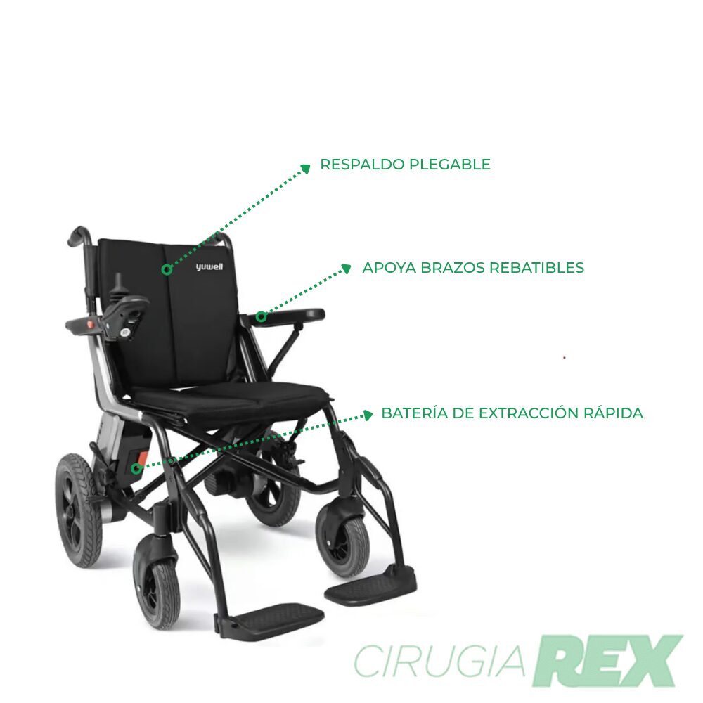 Silla de Ruedas a Batería Premium D130AL YUWELL - Imagen 3