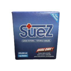 Gasa Esteril 20 x 20cm x 24 trozos SUEZ