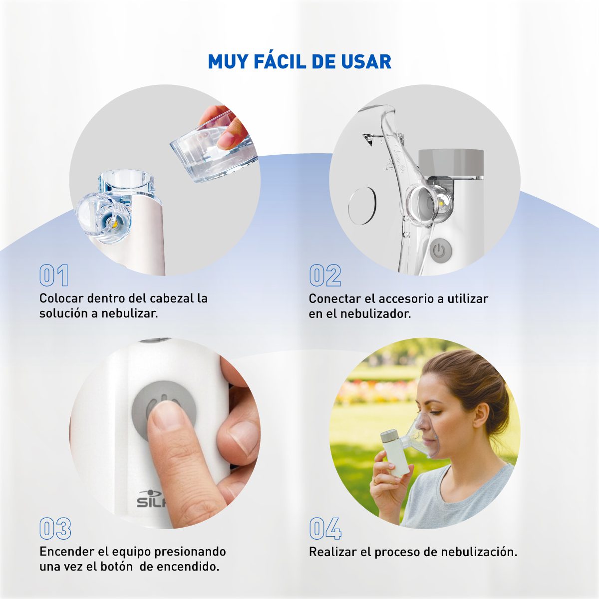 Nebulizador Mesh Breeze Flex NM30 SILFAB - Imagen 16