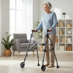 Andador Metro Super Plegable Azul Metal - Imagen 6