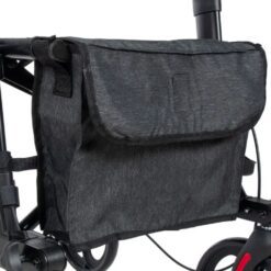 Andador Rollator Plegable de Aluminio Gris - Imagen 2