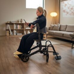 Andador Rollator con Apoyapies Rebatibles A3027N SILFAB - Imagen 16