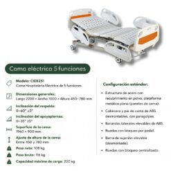 Alternative view of Cama Hospitalaria Eléctrica 5 Funciones CIE8251 IALLO