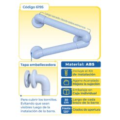 Barral de Sujeción Articulada - Imagen 3