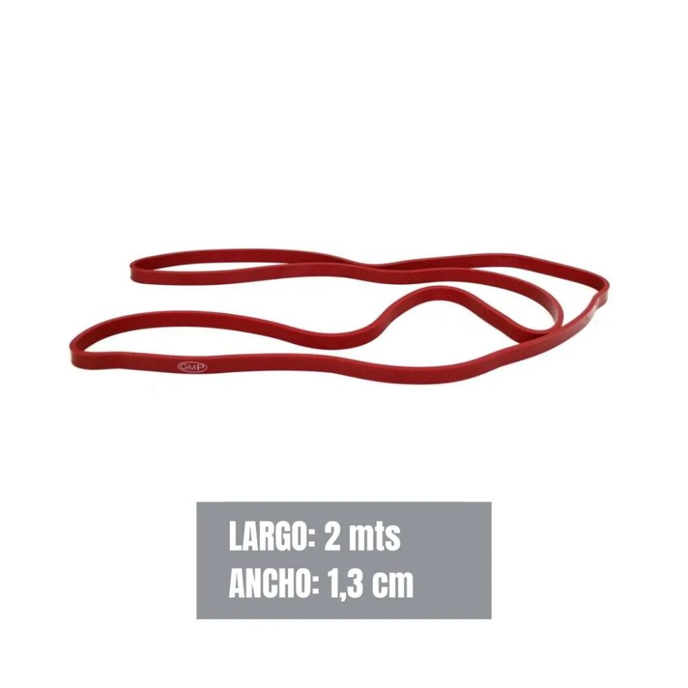 Super Band Dominadas 2000 x 13 x 4,5mm Roja GMP - Imagen 3