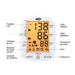 Alternative view of Tensiómetro Digital Automático de Brazo KF-65K PLUS COFOE
